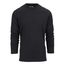 Tee shirt tactique à séchage rapide manches longues - noir