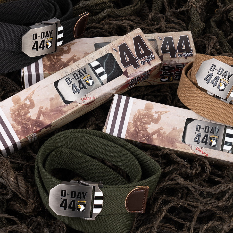 Ceinture toile 46mm & 52mm tropical D-Day 1944 – Image 9