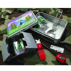 Kit de survie compact avec système de cuisson
