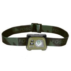 Lampe frontale tactique étanche à pile - vert