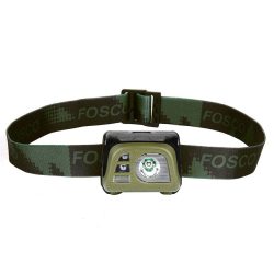 Lampe frontale tactique étanche à pile - vert