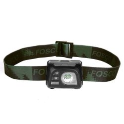 Lampe frontale tactique étanche à pile - noir