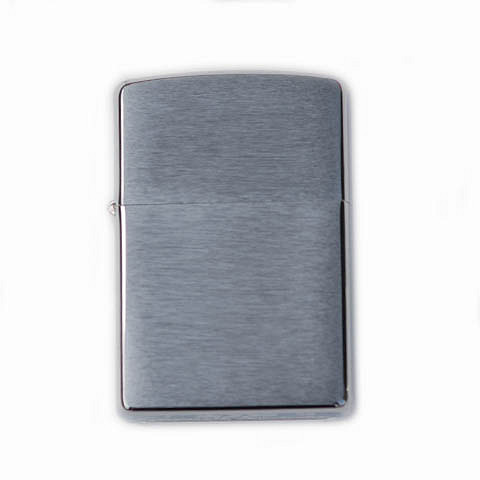 Briquet Zippo original argent brossé