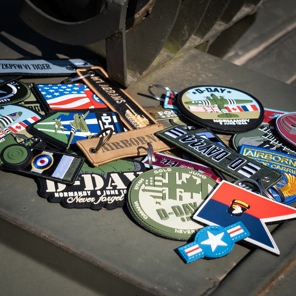 Patch 3D PVC D-Day Never forget Vert
