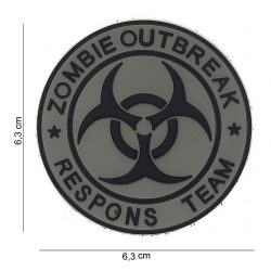 Patch 3D PVC Zombie outbreak n°3