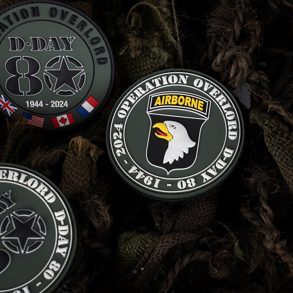 Patch 3D PVC D-Day 80 101st Airborne