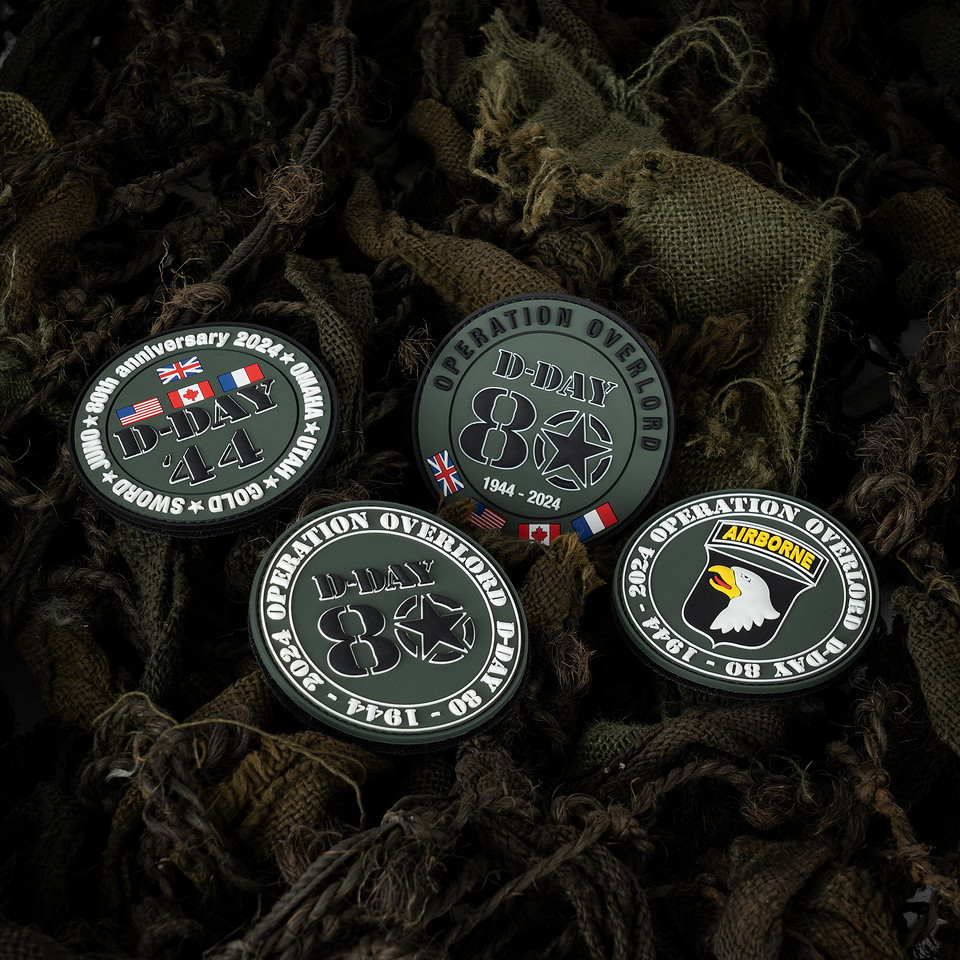 Patch 3D PVC D-Day 80 101st Airborne – Image 2