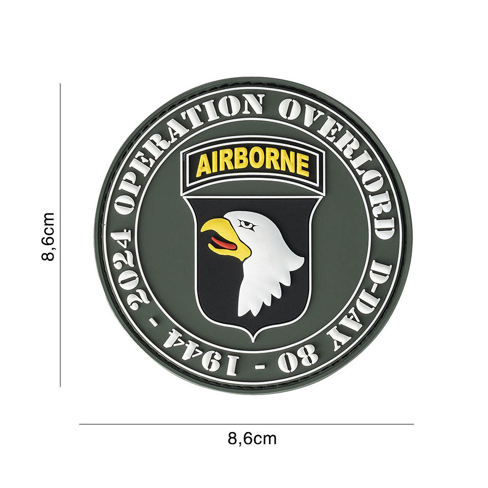 Patch 3D PVC D-Day 80 101st Airborne – Image 3