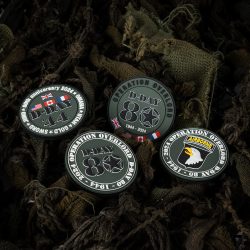 Patch 3D PVC D-DAY 80 drapeaux Alliés #1