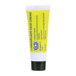 Crème camouglage en tube 30g - noir
