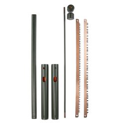 Scie démontable aluminium 2 lames