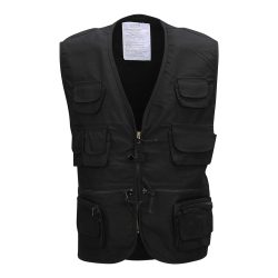 Gilet tropical noir