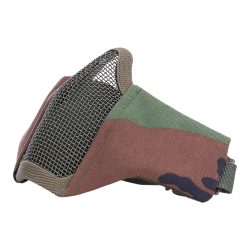 Masque Airsoft grillage et nylon - camouflage-woodland