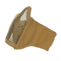 Masque Airsoft grillage et nylon - coyote