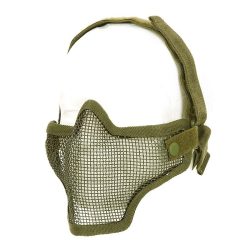 Masque Airsoft en metal - vert