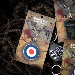 Porte-clés 3D PVC RAF Roundel D-Day 44