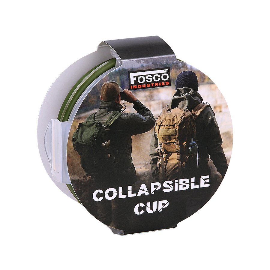 Tasse pliable en silicone