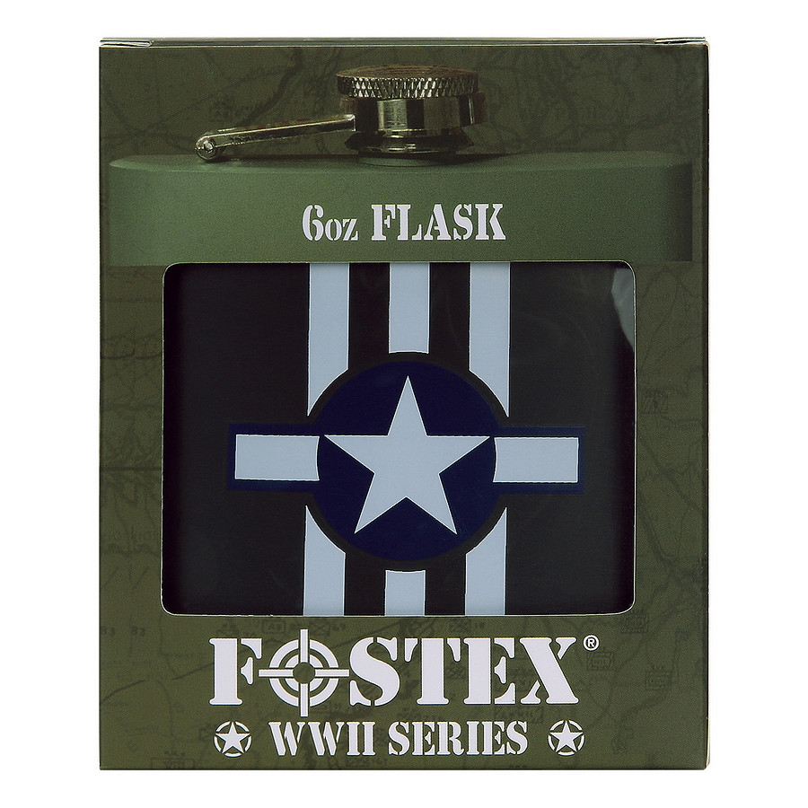 Flasque inox 170ml (6 oz) USAF Invasion Stripes – Image 2