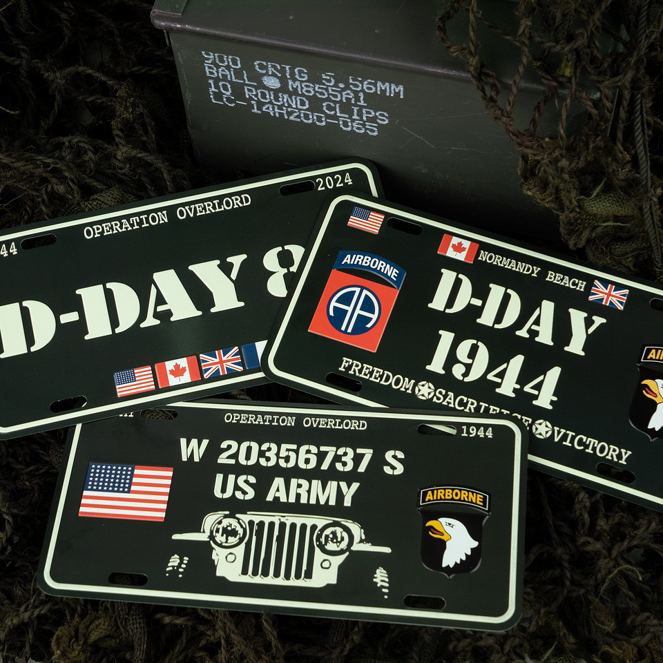 Plaque d'immatriculation D-Day Normandy Beach – Image 2