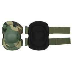 Coudières tactiques - camouflage-woodland