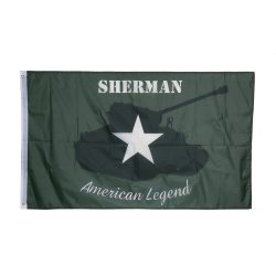 Drapeau Sherman Tank 1m x 1m50