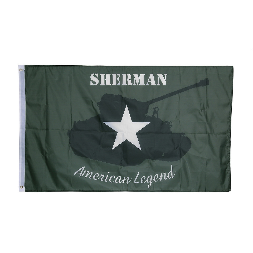 Drapeau Sherman Tank 1m x 1m50