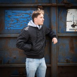 Blouson Bombers MA1 à capuche