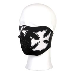 Masque Biker Croix de Malte