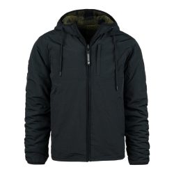 Veste Reversible Sherpa & Softshell Jas - noir-olive