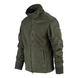 Veste Bombers fine polaire MA1 - vert-ranger