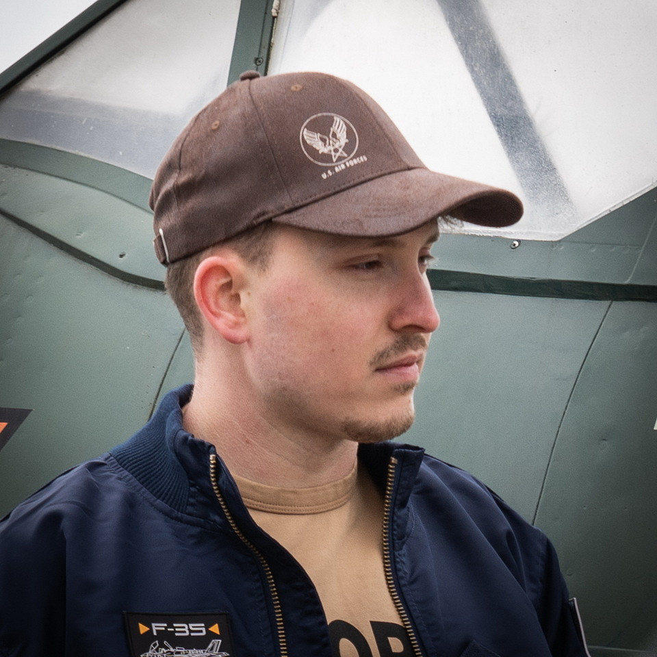 Casquette baseball cuir US Air Force – Image 4