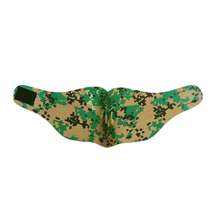 Demi masque de motard camo