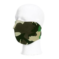 Demi masque de motard camo - camouflage-woodland