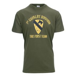 Tee Shirt 1st Cavalry Division - kaki
