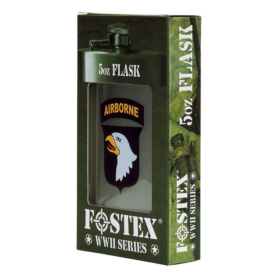 Flasque inox 170ml (6 oz) 101st Airborne RVS – Image 3
