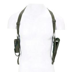 Holster d’épaule de luxe - camouflage-woodland