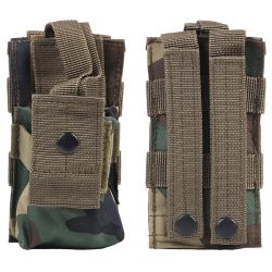 Pochette porte radio - camouflage-woodland