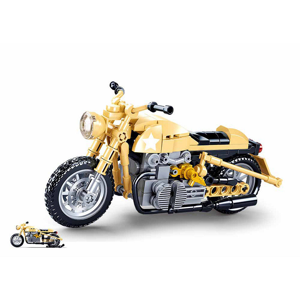 Moto militaire allemande - jeu de briques – Image 2