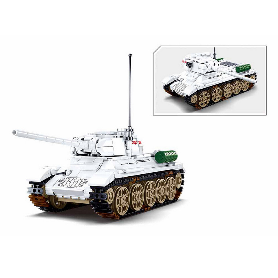 Tank blanc bataille de Budapest - jeu de briques – Image 3