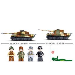 Tank allemand 2 en 1 Bataille de Budapest - Jeu de briques