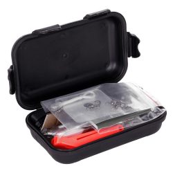 Kit de survie de combat étanche - noir