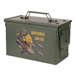 Boîte à munitions acier - calibre 50mm - Bombs Away