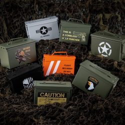 Boîte à munitions acier - calibre 50mm -  US Air Force