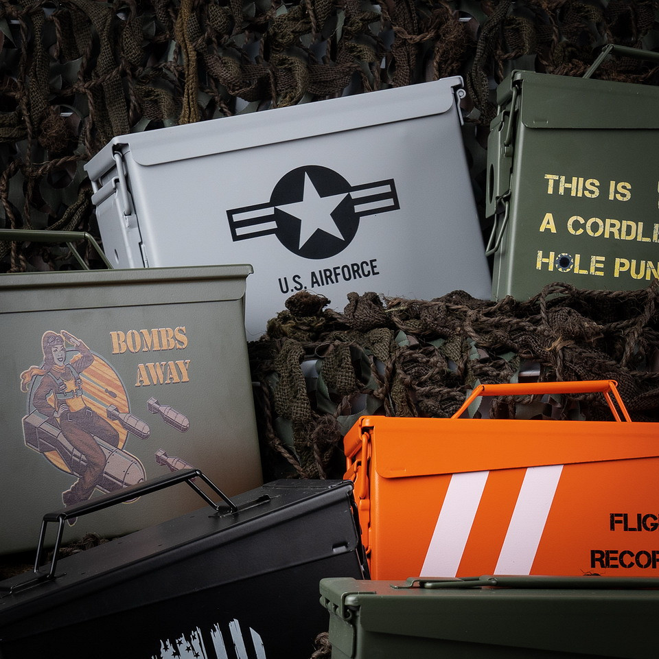 Boîte à munitions acier - calibre 50mm - US Air Force – Image 5