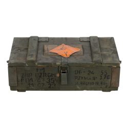 Caisse militaire bois occasion 48x28x16cm