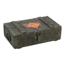 Caisse militaire bois occasion 48x28x16cm