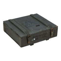 Caisse militaire bois occasion 51x46x16cm