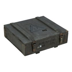 Caisse militaire bois occasion 51x46x16cm