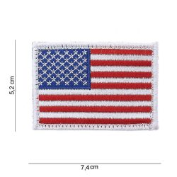 Patch tissu avec velcro « Drapeau USA »