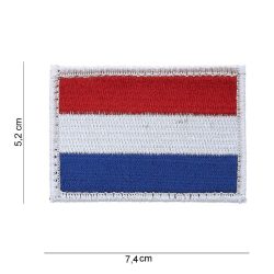 Patch tissu avec velcro "Drapeau Hollande"